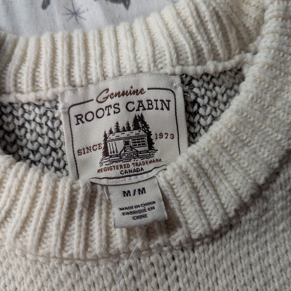 Cream Patterned Sweater - Picture 2 of 4